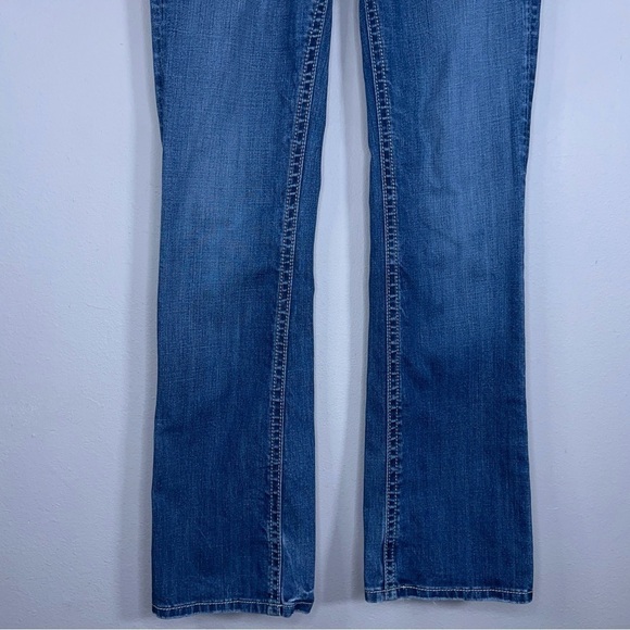 SIZE 28X34 MEK JEANS BLUE DENIM JEANS BOOT CUT PANTS COTTON BLEND - Picture 5 of 14